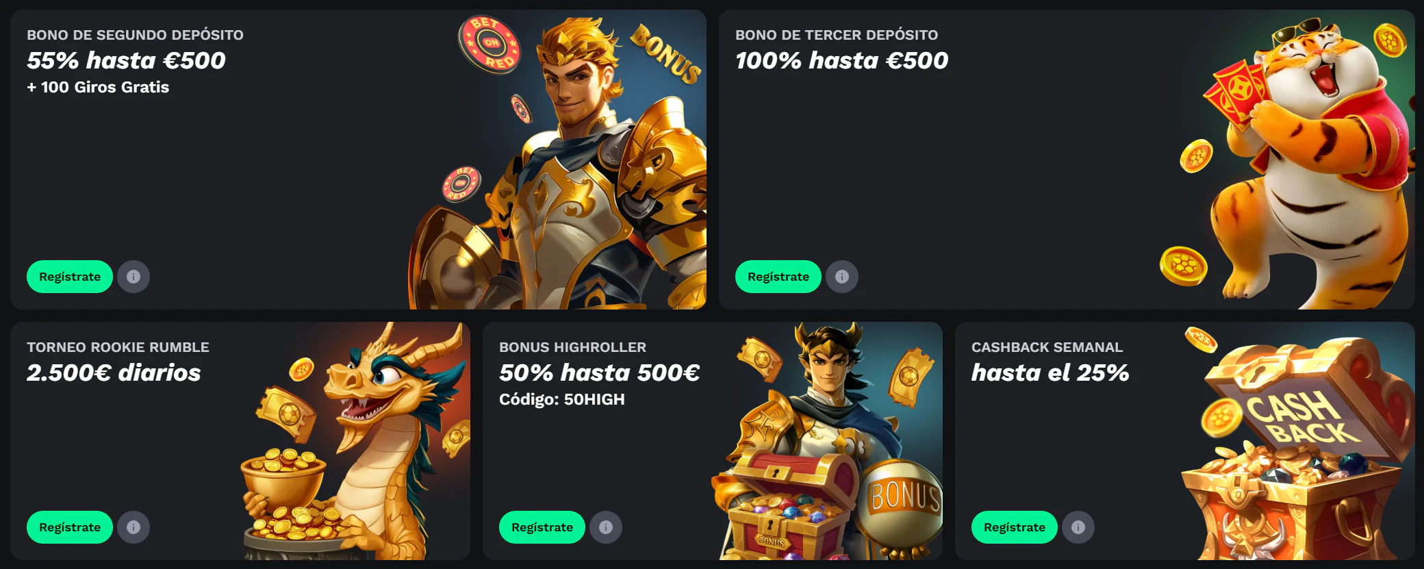 Promociones y bonos deportivos de BetOnRed Casino